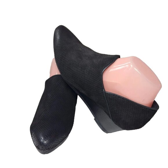 Bussola Women's Size 9 39 M Weyburn Willow Wedges Missouri Black Booties New - Picture 5 of 12